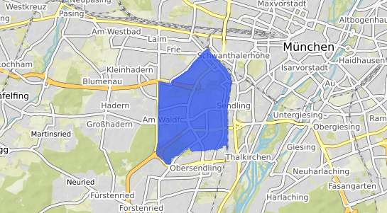 Bodenrichtwert München Sendling Westpark Grundstückspreise 2023
